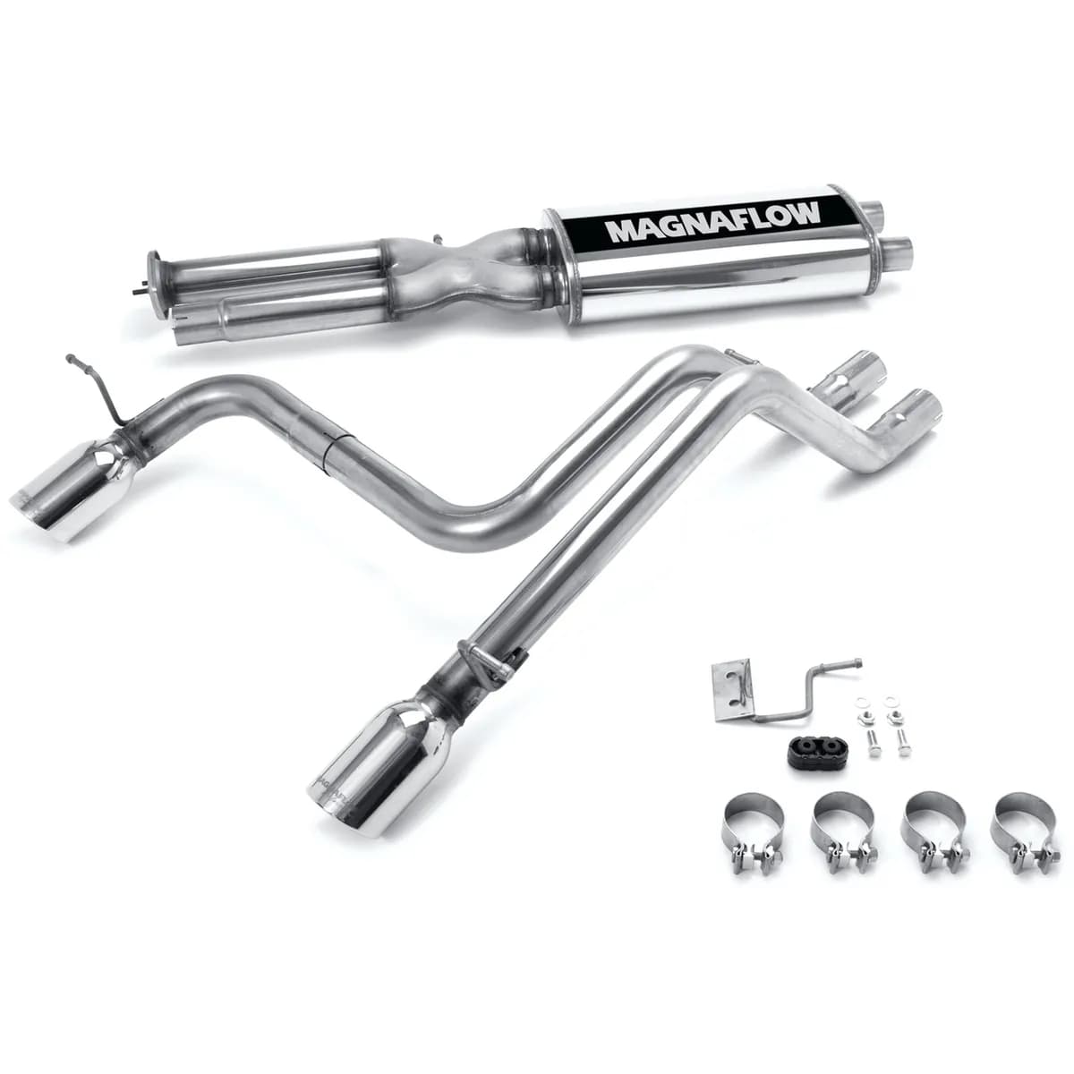 MagnaFlow 2003-2006 Hummer H2 6.0L Street Series Cat-Back Performance Exhaust System 16673