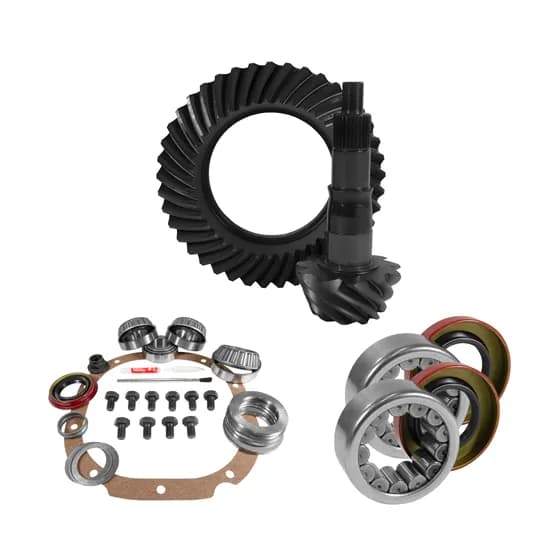 8.8 Inch Ford 4.56 Rear Ring & Pinion, Install Kit, 2.99 Inch Od Axle Bearing & Seals 2009-2014 Ford F-150 USA Standard