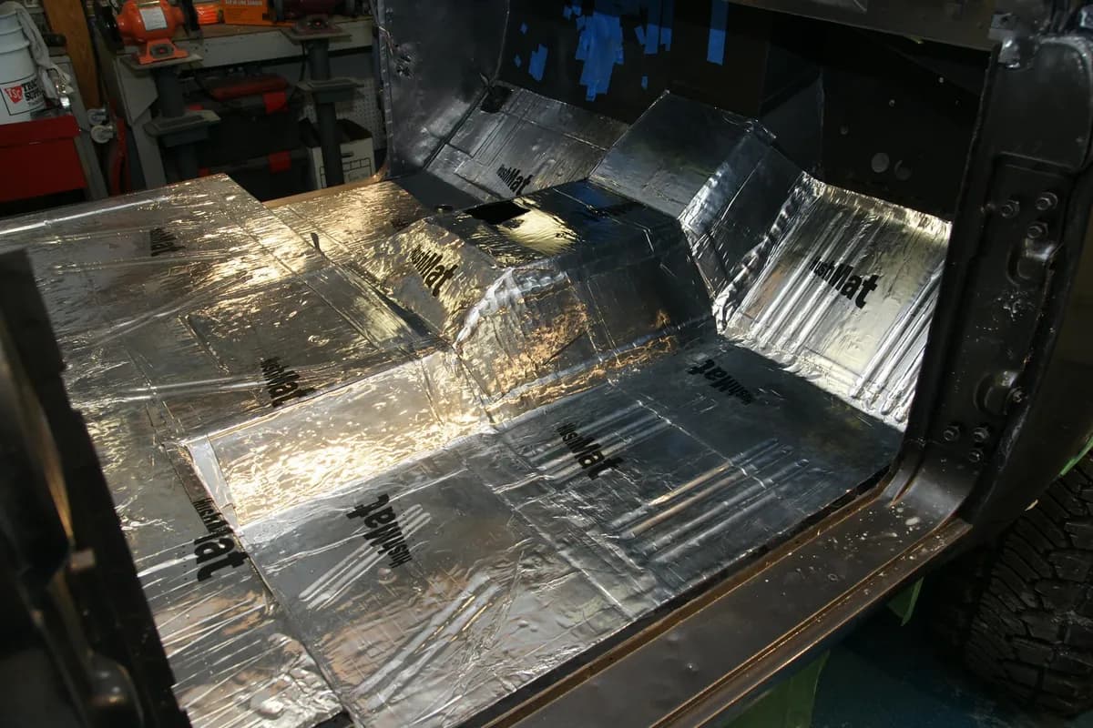 665171 - 1976-86 Jeep CJ7 Insulation Floor Kit