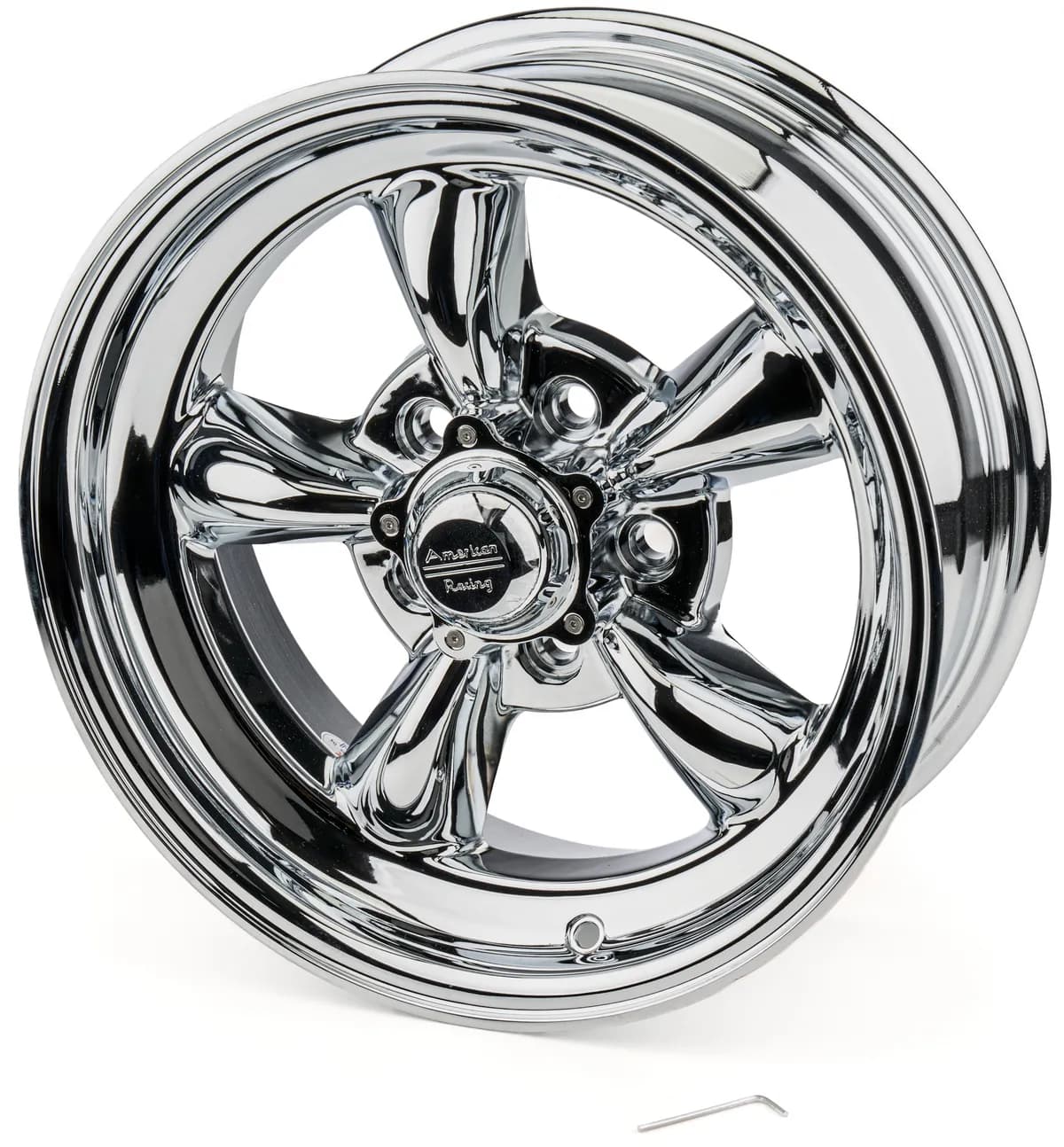 15X6 Torq Thrust II 5 X 4-1/2 BC Chrome