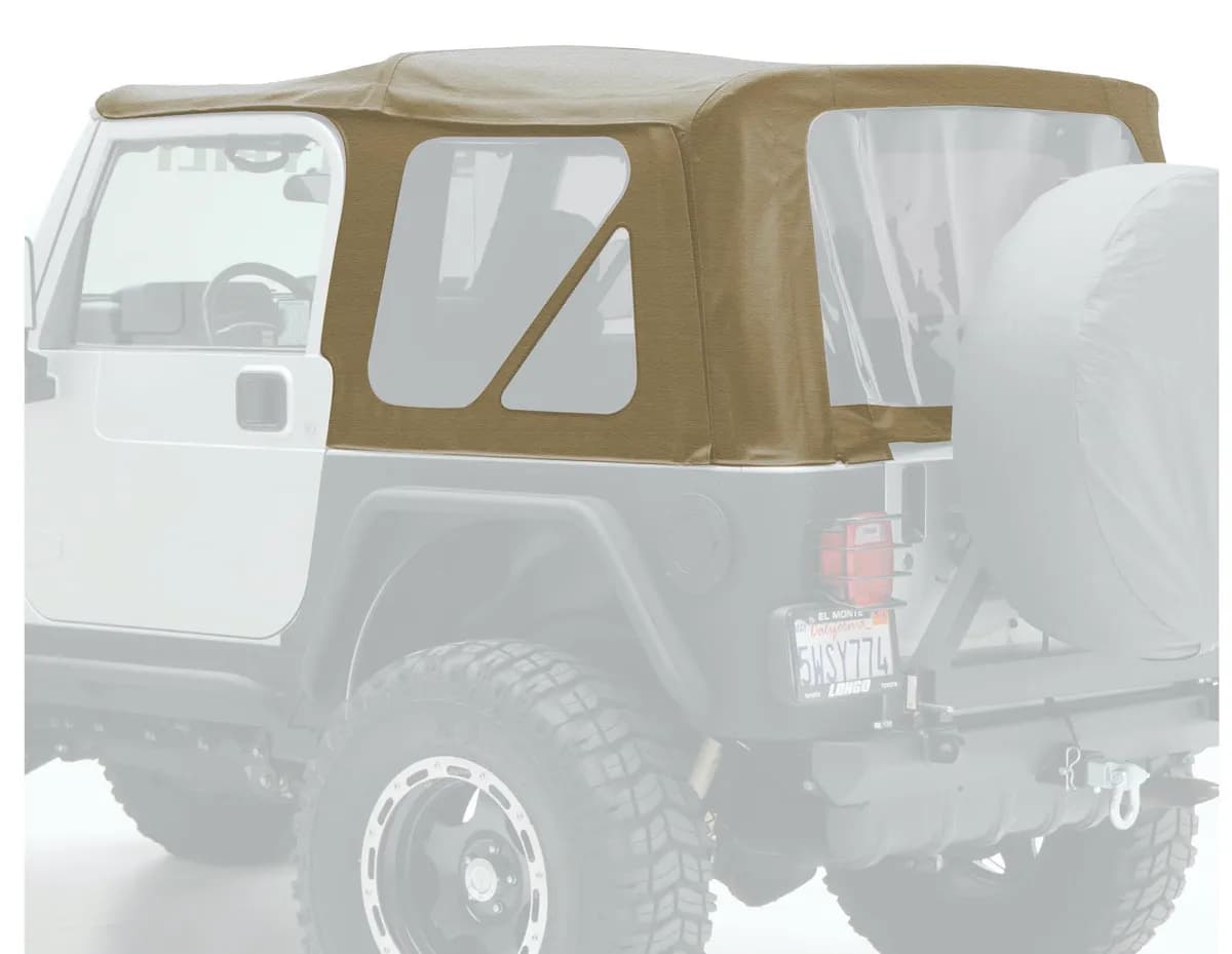 Tops and Covers 1997-2006 Replacement No Door Skins, Tinted Glass Spice Denim