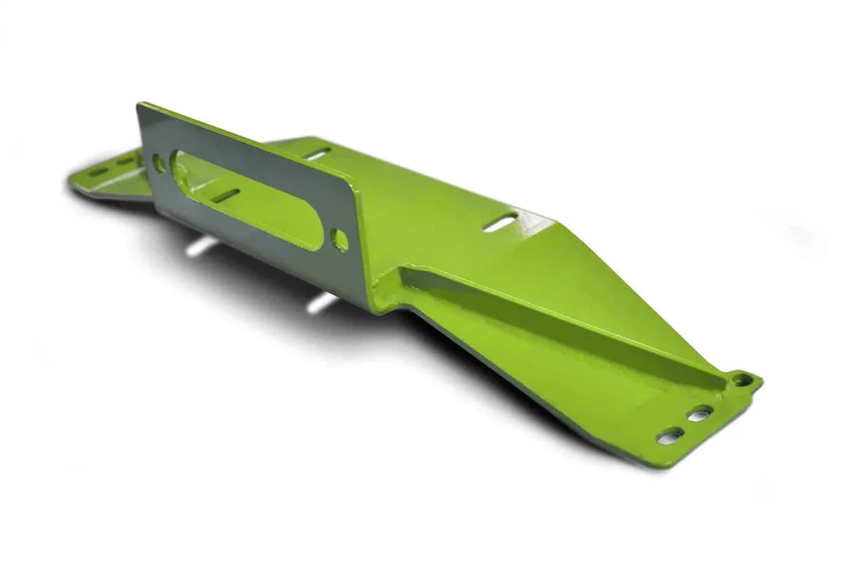 Recovery and Towing 1997-2006 Winch Plate Gecko Green