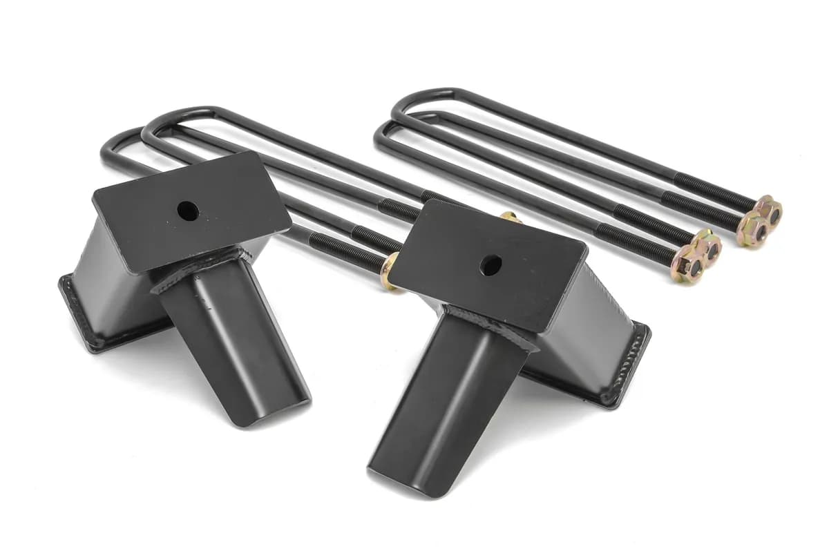 5.0" Tall Tapered Block - 1-Piece Drive Shaft - 2017-2022 Ford Super Duty