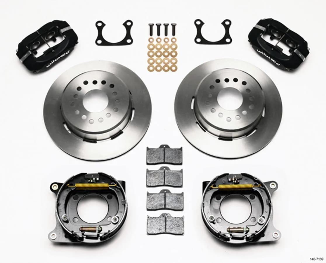 Wilwood FDLI PS Park Brake Kit Big Ford 2.36in Offset