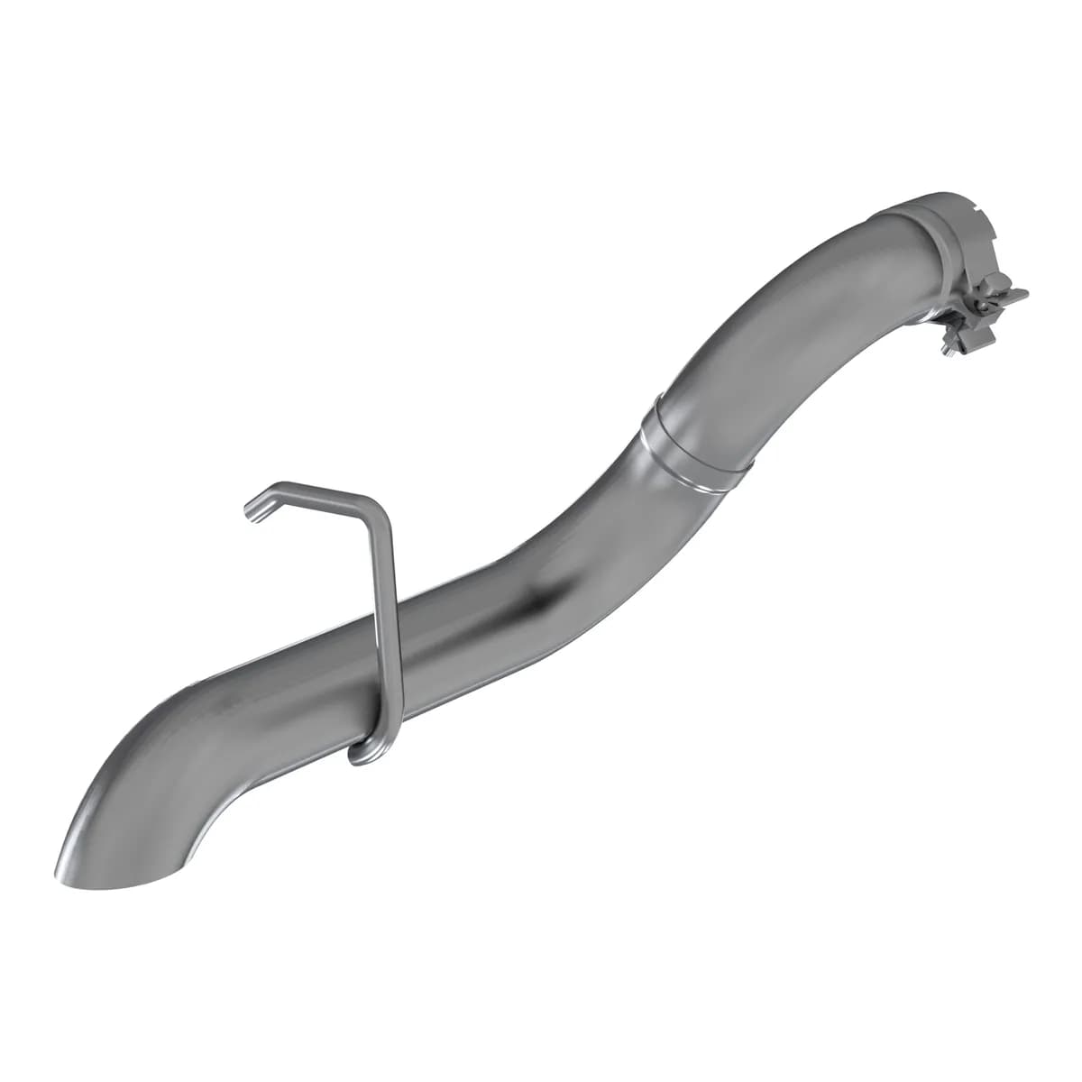 Armor Plus Axle Back Exhaust System; 2.5 in.; High Clearance; Single Rear Exit; 4 in. Outlet Diameter Tip; T409 Stainless Steel;