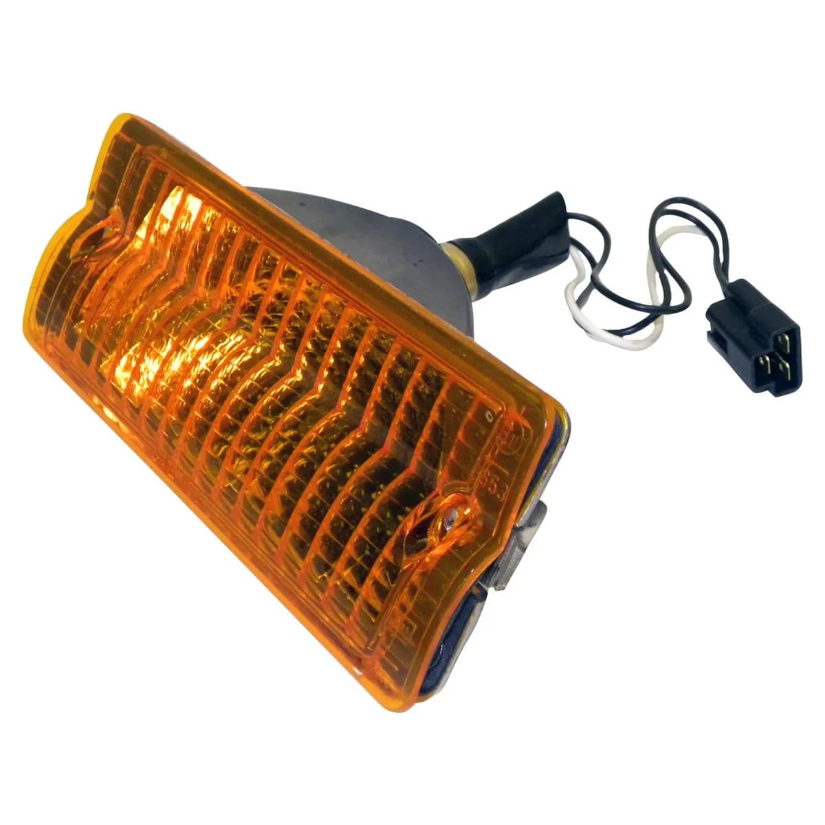 Crown Automotive Jeep Replacement J5460106 Right Front Parking Lamp for Jeep 76-91 SJ, J-Series, Incl. Lamp, Bulb & Harness