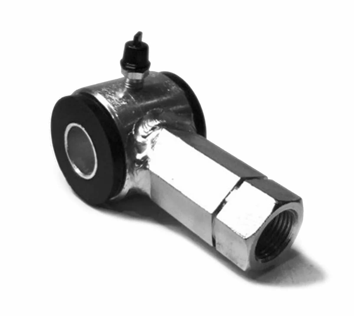 Steinjäger 3/8-24 LH Poly Bushings, Female 9/16 Bore 2.50 Wide Zinc Plated Housing