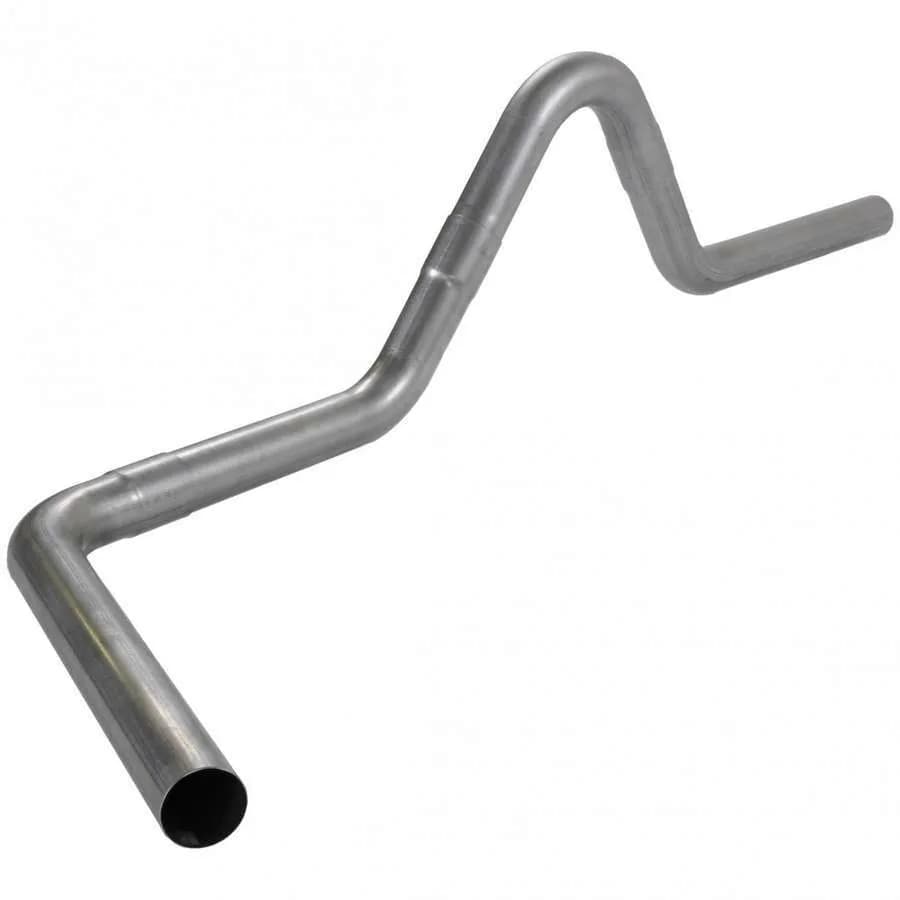 Tailpipe, 3.00" Mandrel Bent Tubing, Universal 4 Piece Kit, Slip-Fit Connections, Requires Welding, 16 Gauge Aluminized Steel: 1 set