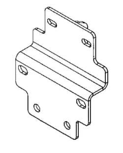 go Rhino D64155tk - Dominator Xtreme d1 d2 d6 Dss dt Side Steps - Mounting Brackets Only - Textured Black