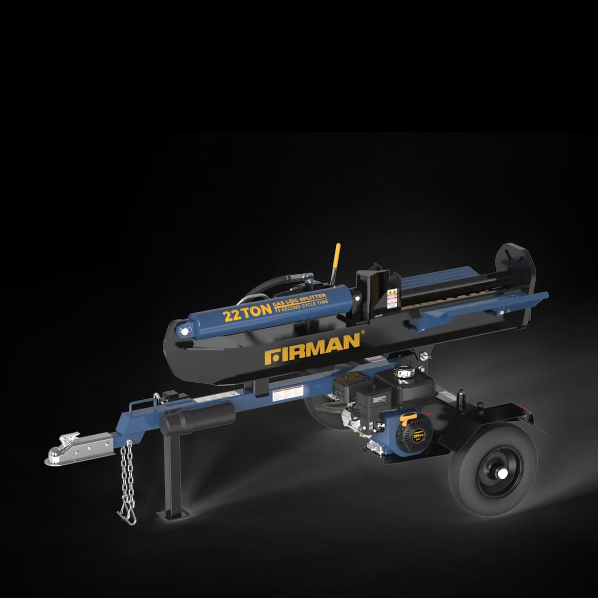 22-Ton Gas Powered Hydraulic Log Splitter