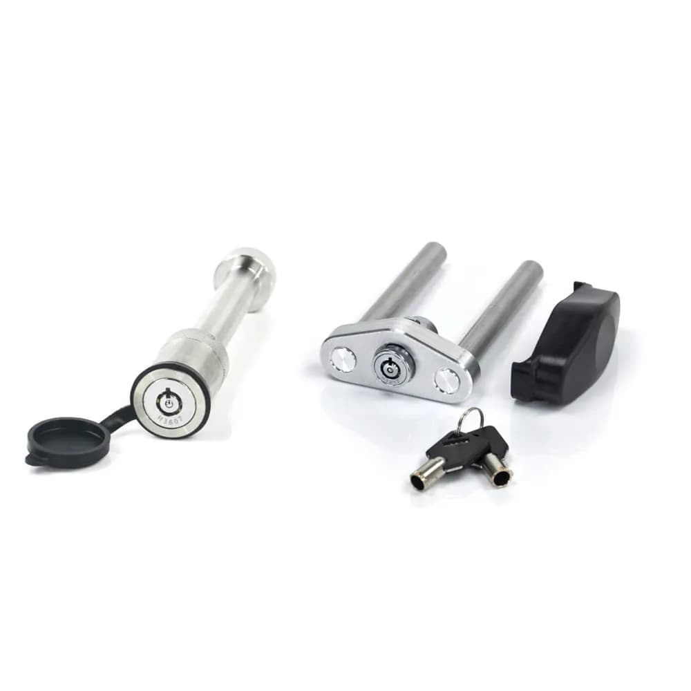 Dual Pin Lock Plate Key Assembly Hitch Locking Pin Combo Keyed Alike (Ws03 + Ws05) Keyed Alike