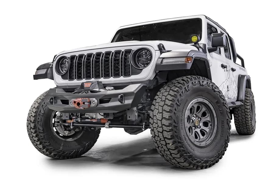 2018-2025 Jeep Wrangler JL/JT Premium Front Ghost Stubby Bumper w/ No Guard