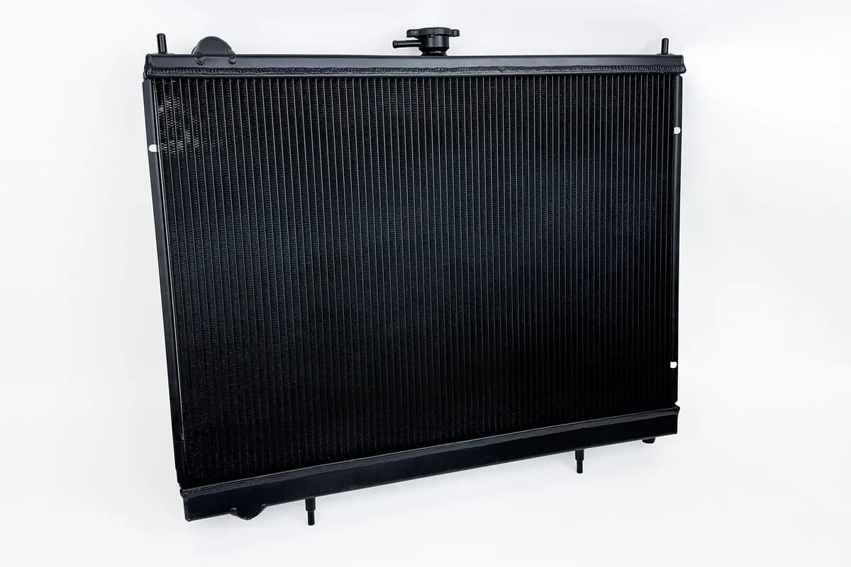 CSF Cooling - Racing & High Performance Division 7231B R34 Skyline GT-R/GTS High-Performance All-Aluminum Radiator - Black