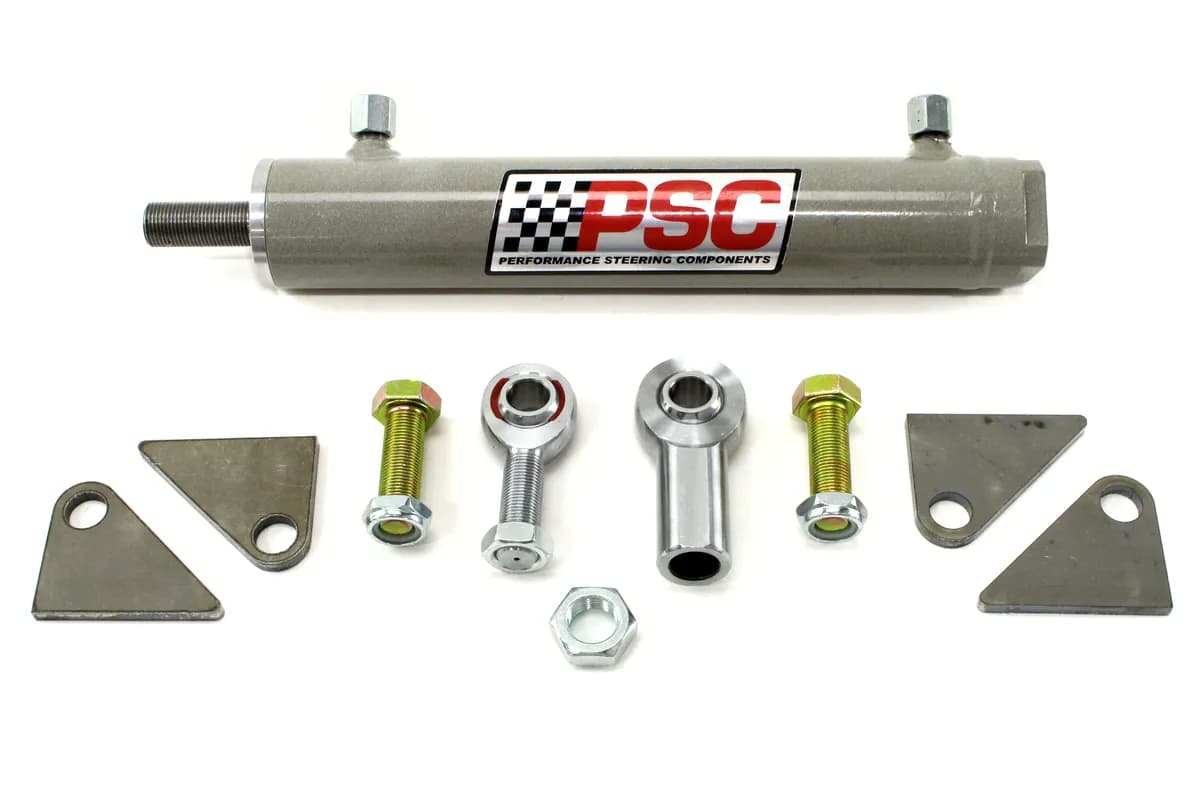 1.75 Bore x 8 Stroke x .75 Rod se Steering Cylinder w/ Rod Ends & Mount Hardware