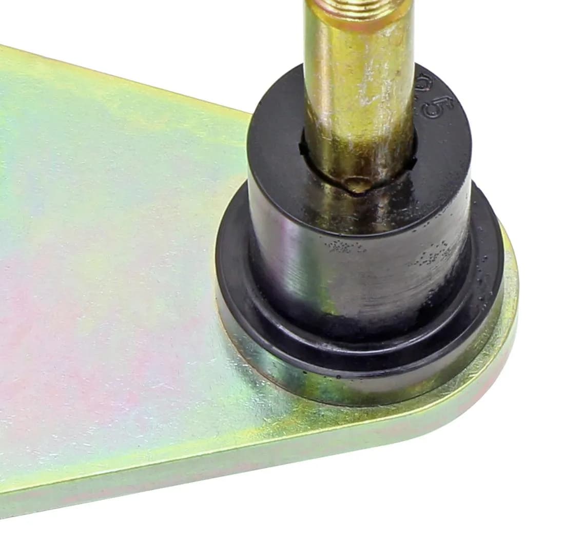 HD Leaf Spring Shackles 76-86 Jeep CJ Rear Includes Urethane Bushings HD Greasable Bolts Pair RockJock 4x4