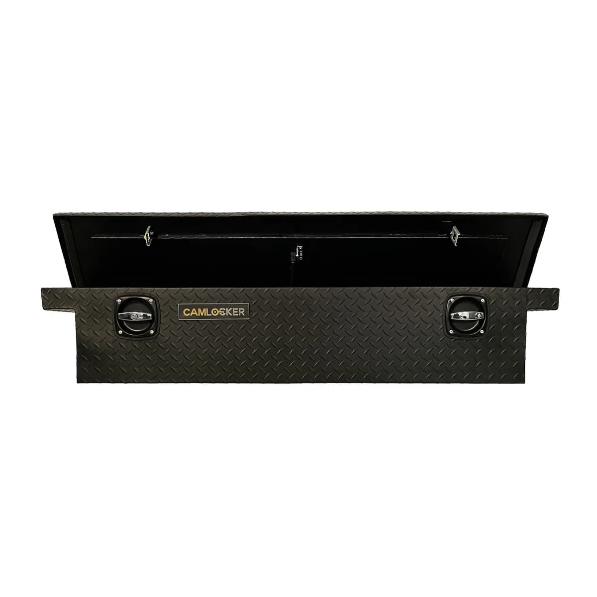 CamLocker SXSLPRLMB 60 UTV Crossover Tool Box - Low Profile Lid - with Rail - Matte Black