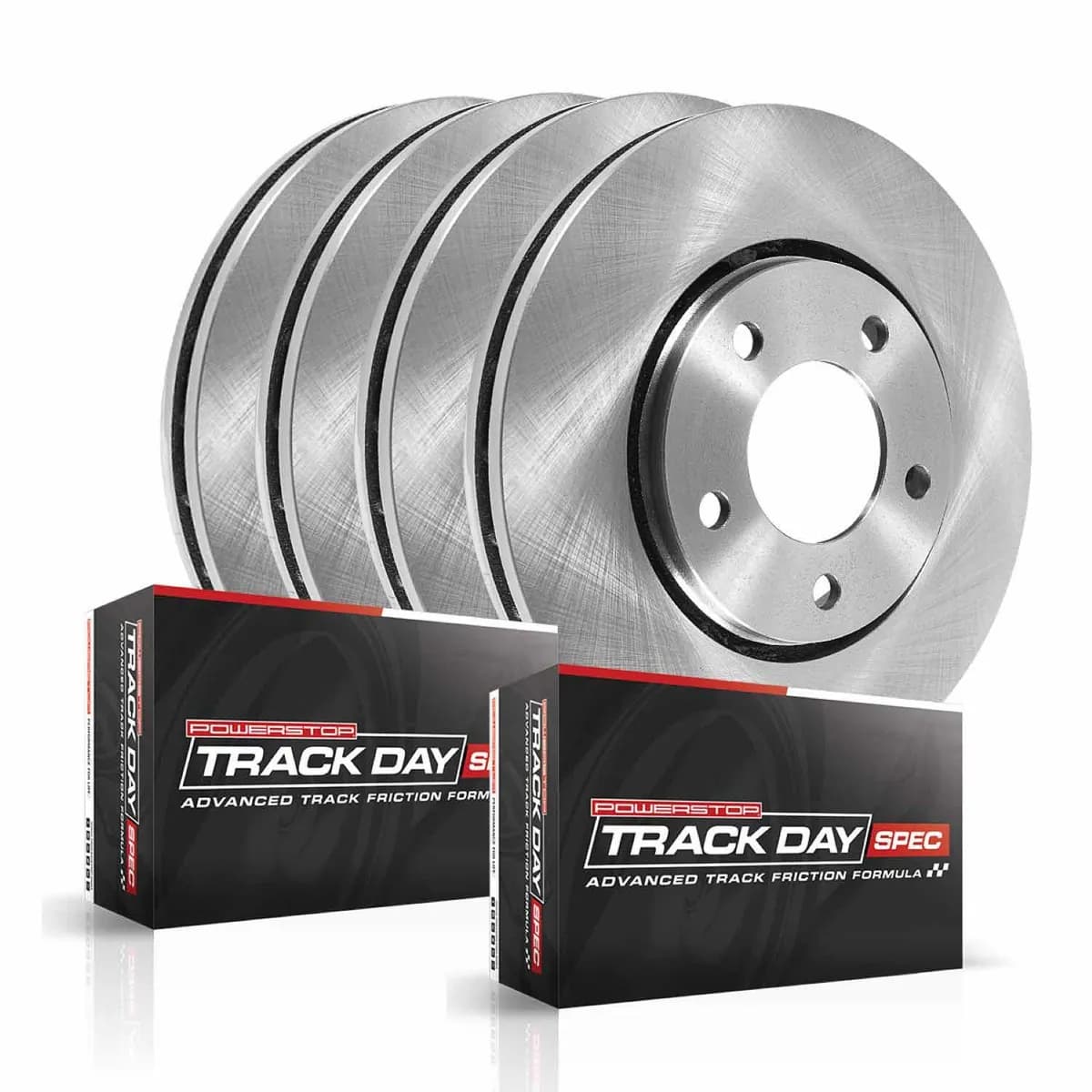 Track Day Spec Kit-Stage 2 Kit For Spec Racing Series/Advanced Track Day Enthusiasts: Rotors And Pads-For Use W/Race Tires