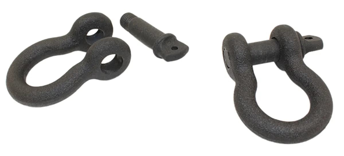 Black Powder Coated, Sold as a pair, 7/8 in. threaded shackle pin