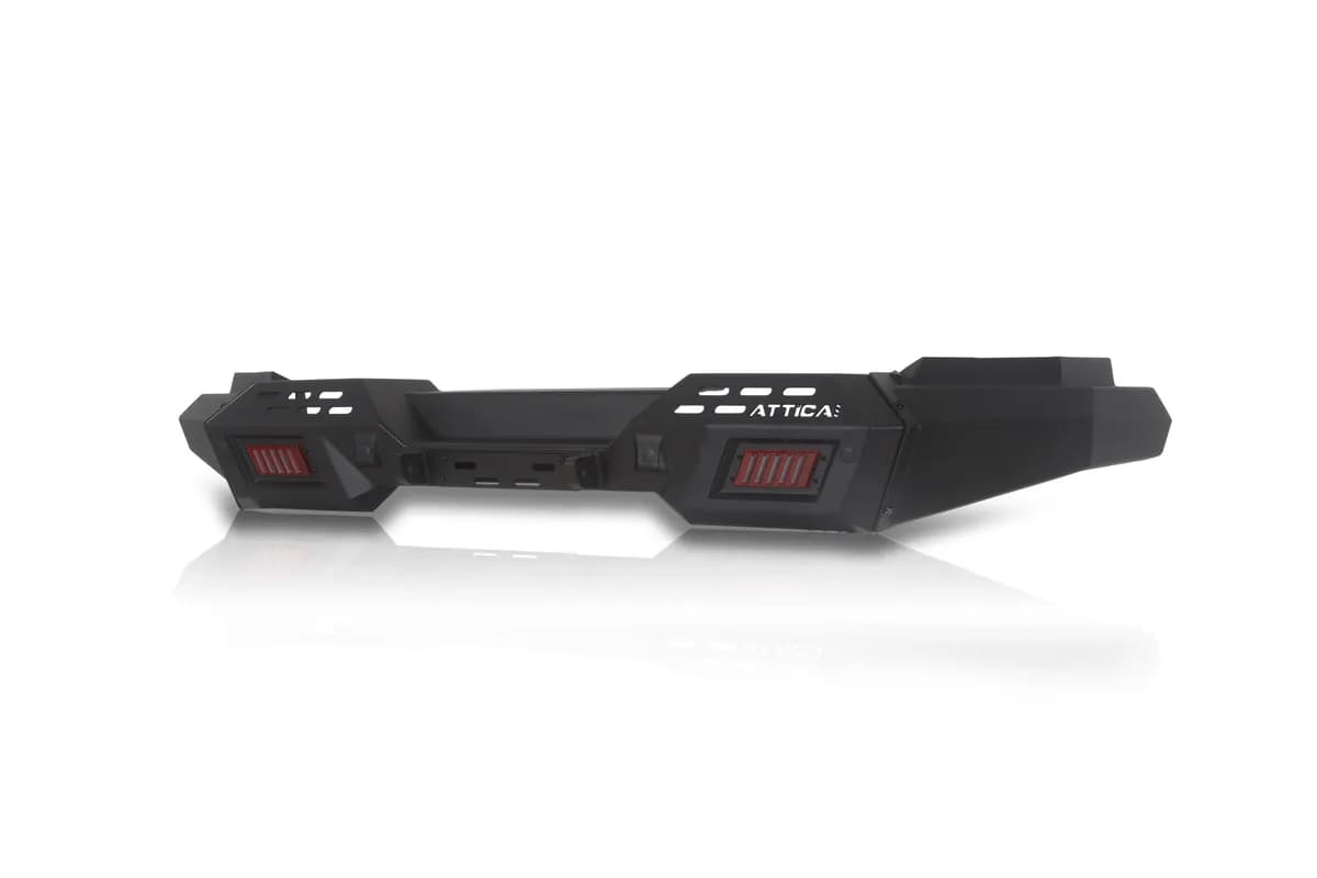 Attica 4x4 Terra Series Rear Bumper Modular Wings - Black - Powder Coated - Steel - Fit for ATTFB01B102-BX- Bronco