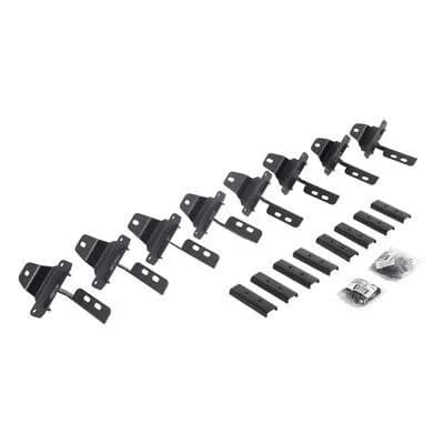 go Rhino 6945166 - V-Series V3, Rb30 And rb Slim Side Steps - Mounting Brackets Only - Textured Black