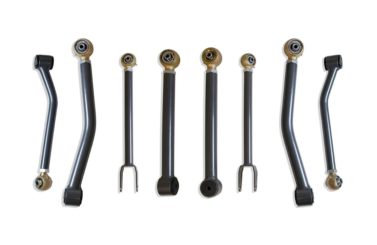 0718 Wrangler 2/4wd Front/Rear Steel Adjustable Control Arm Kit(8pc)