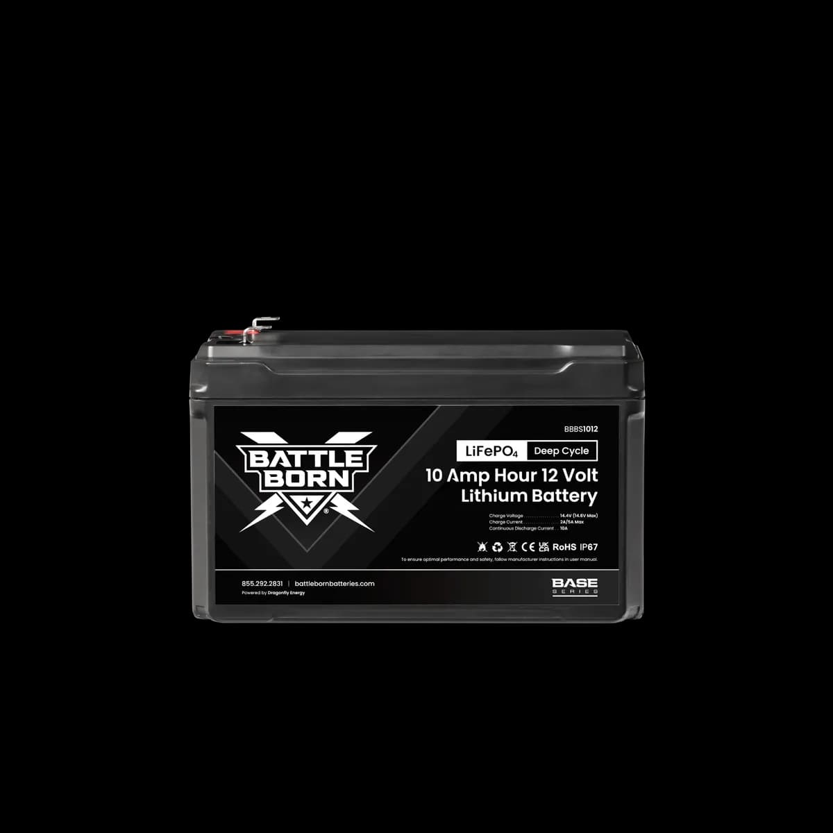 Battle Born 10ah 12v Lifepo4 Deep Cycle Battery (Base Series)