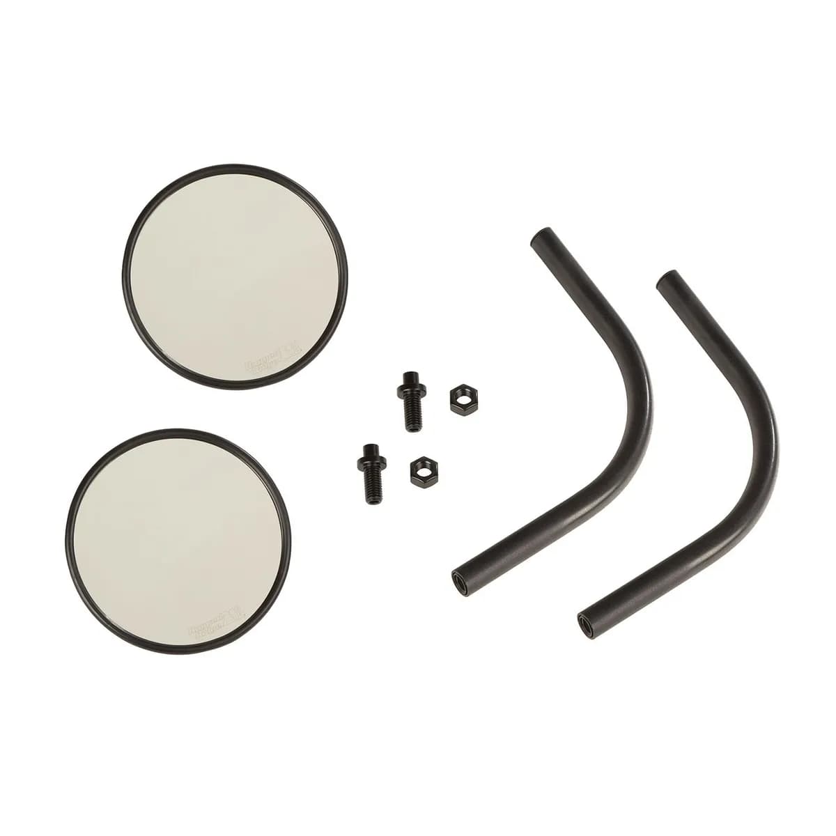 Trail Mirror Kit Round Pair; 1819 Jeep Wrangler/Gladiator