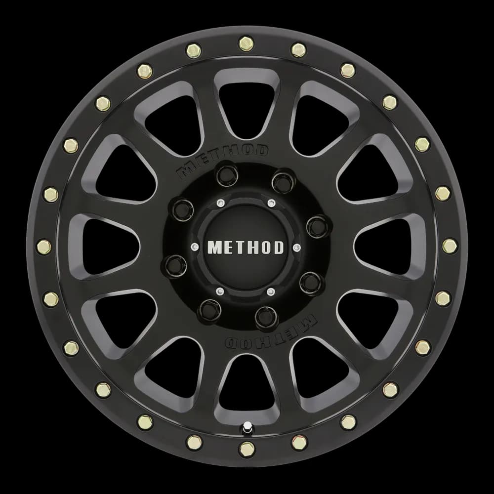 Aluminum Wheels 18x9 NV HD MR305 Bolt Pattern 8 On 170 Offset 18 Lip Size 1.38 Matte Black MB Method