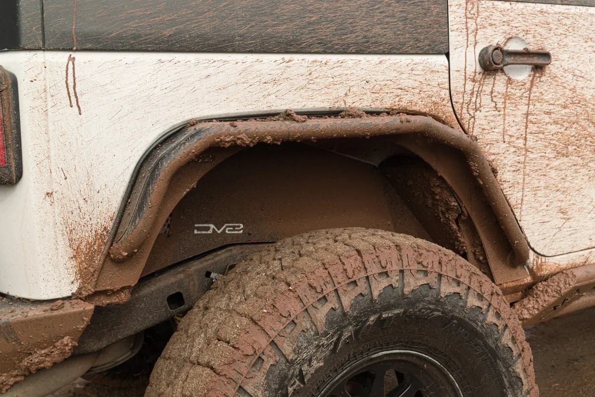DV8 2007-2018 Jeep Wrangler JK Rear Inner Fenders INFEND-10RB