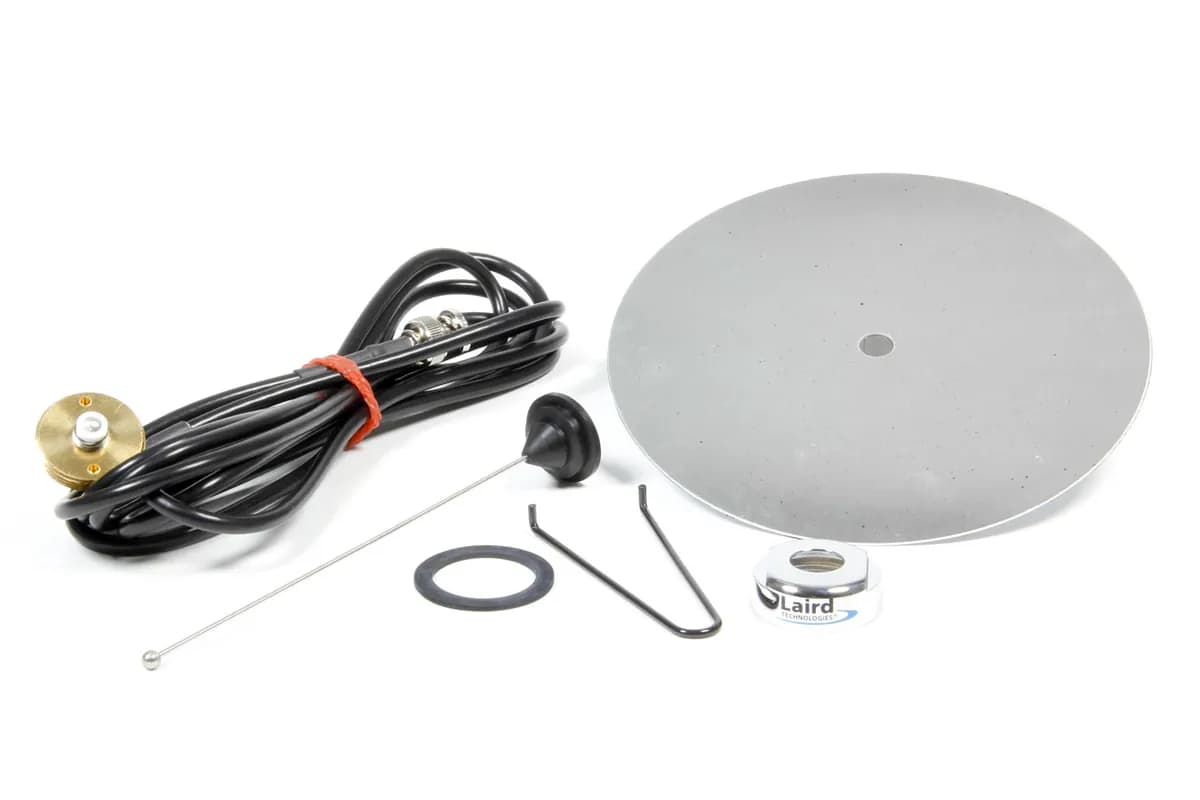Antenna Kit - Ultra High Frequency Thick Roof Mount & Cable With K332 Ground Plane