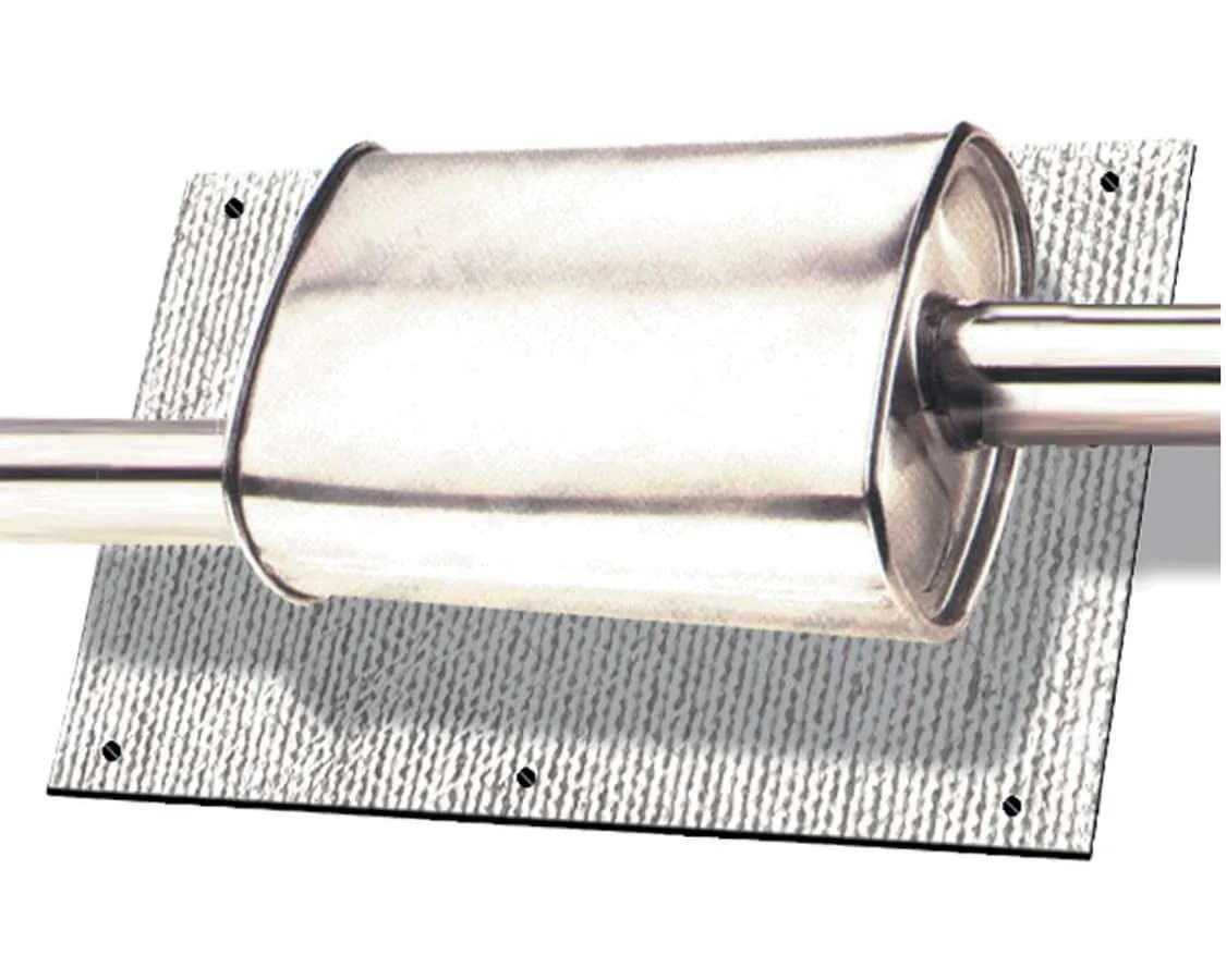 Catalytic Converter and Muffler Heat Shield 40 x 20 Inch Silver Thermo Tec