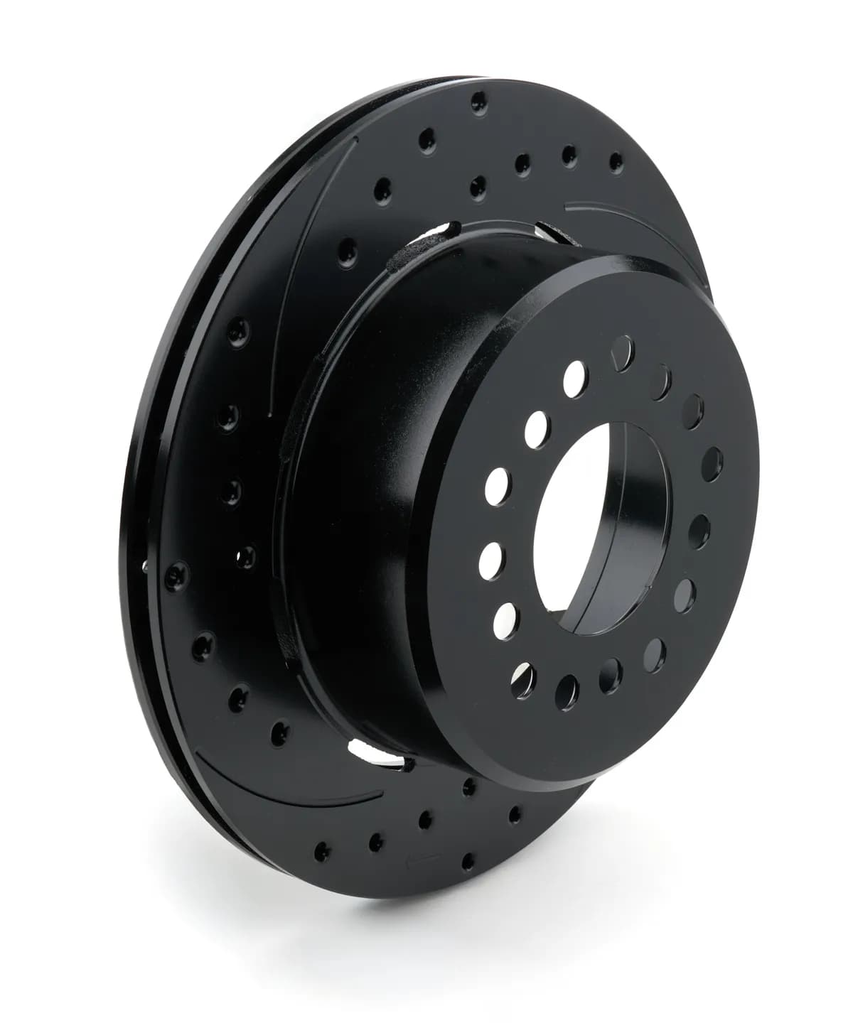 Wilwood Rotor-2.32in Offset-SRP-BLK-Drill-RH 12.19 x .810 - 5 Lug