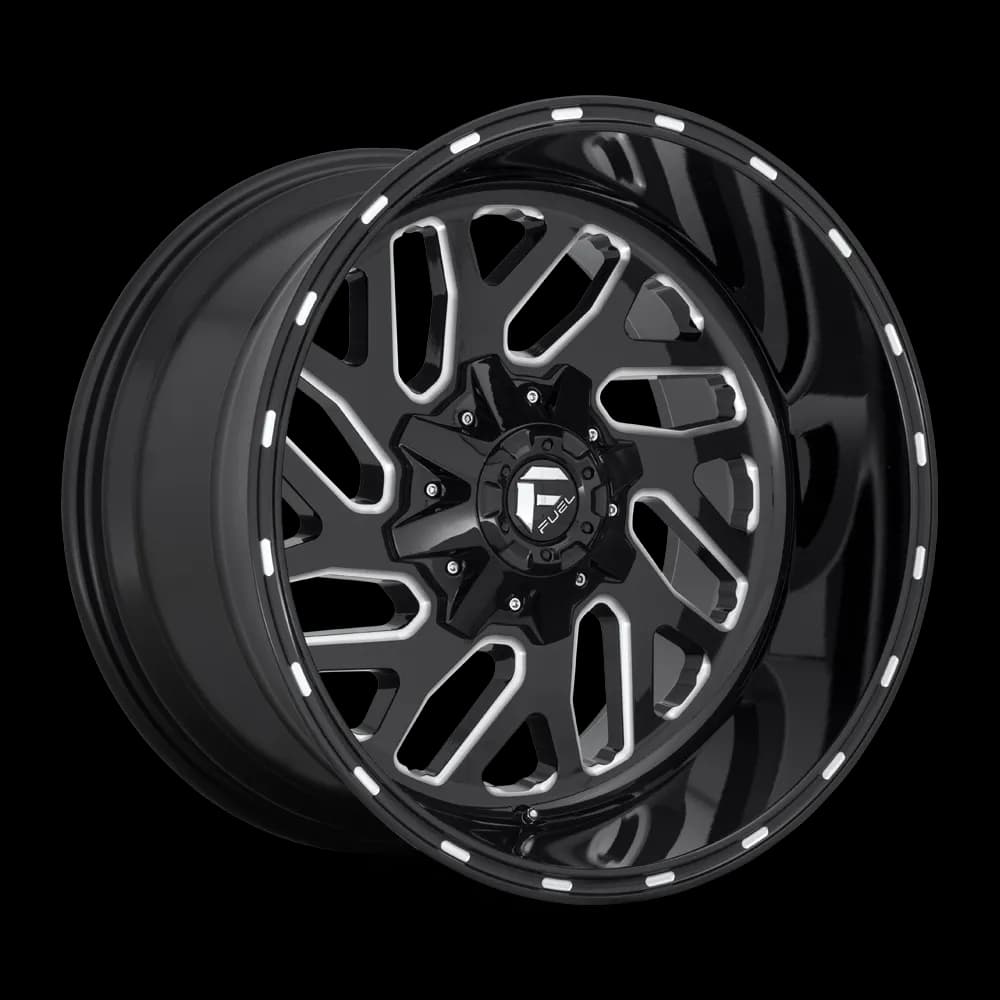 Triton 20x12 8x180.00 Gloss Black Milled -43 mm