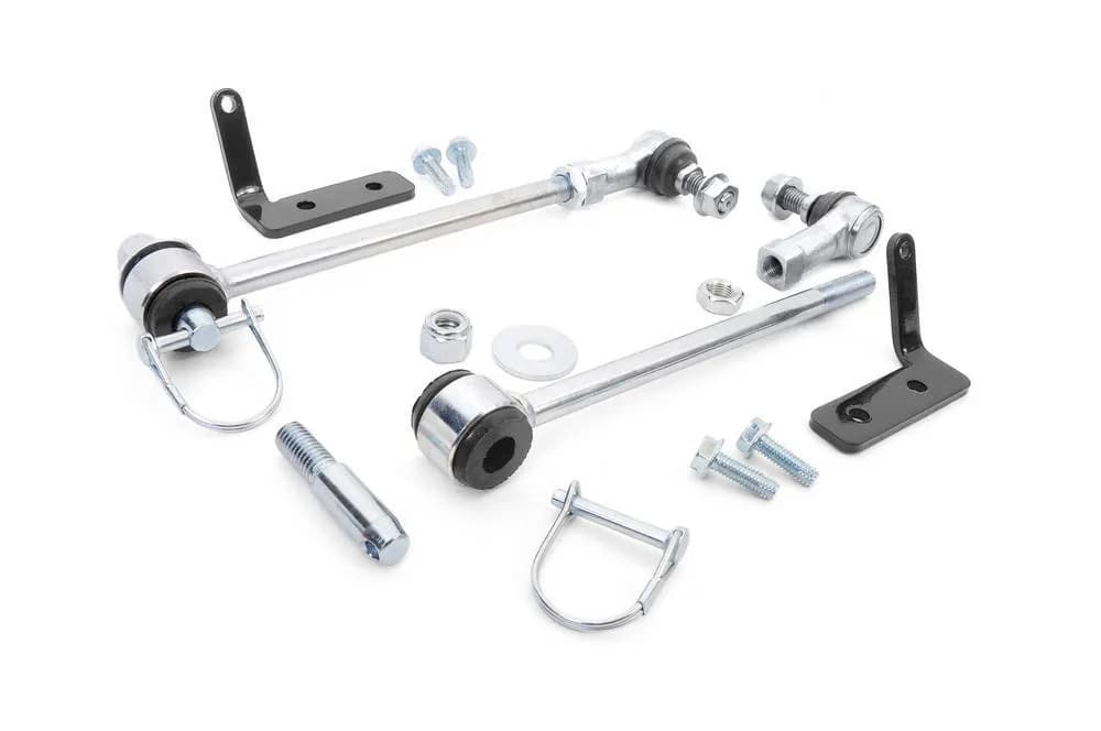 Rough Country Front Sway Bar Quick Disconnects 2.5in Lifts - JK