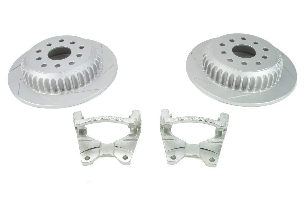 0718 Wrangler Rear Performance Big Slotted Rotor Kit