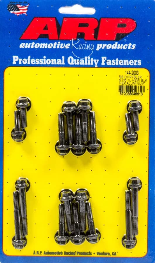 sb Chrysler 5.7/6.1l Hemi Hex Aluminum Intake Manifold Bolt Kit