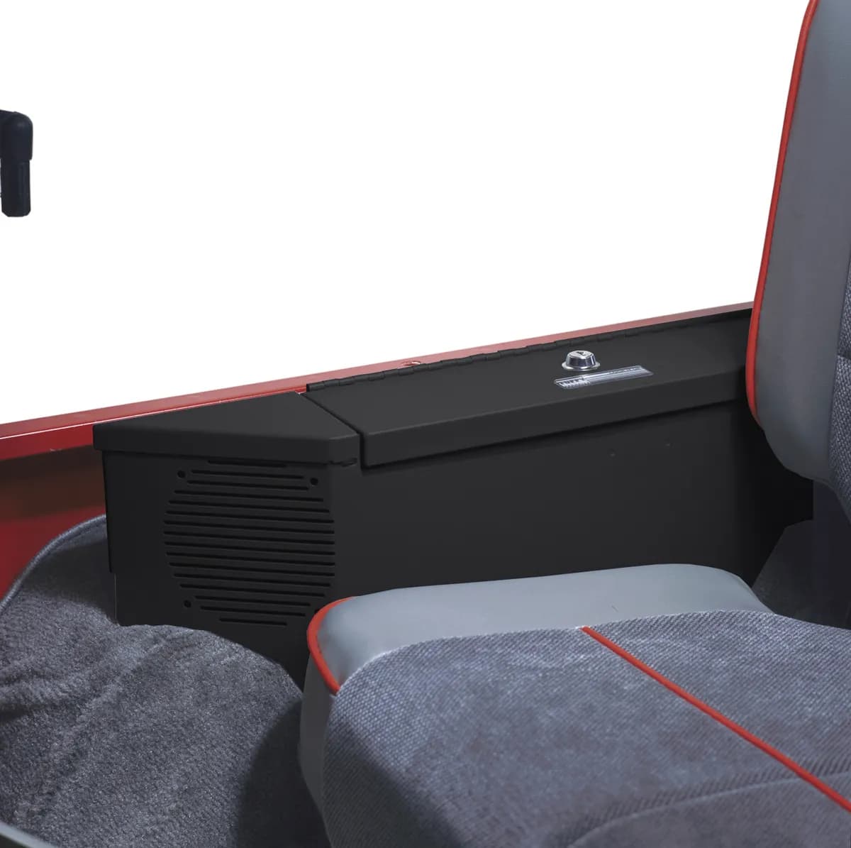 Security Speaker/Storage Lockbox - '97-06 Wrangler TJ (Black; Standard Key)