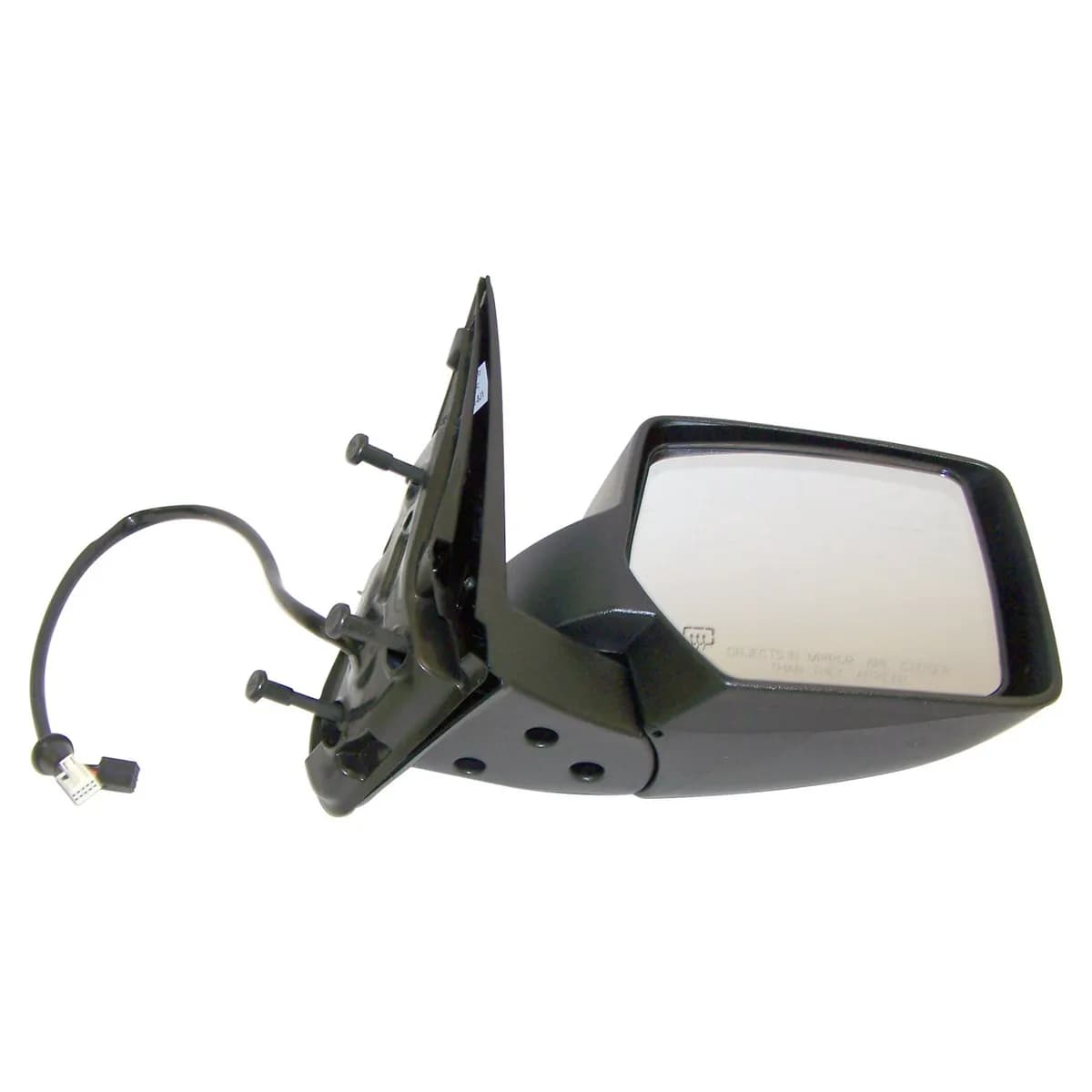 Crown Automotive Jeep Replacement 57010098AC Right Power, Heated, Manual Folding Mirror for Select 2008-2010 Jeep KK Liberty
