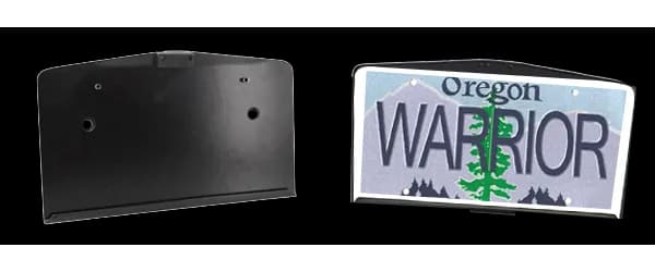 Warrior Tailgate License Plate Mount TJ