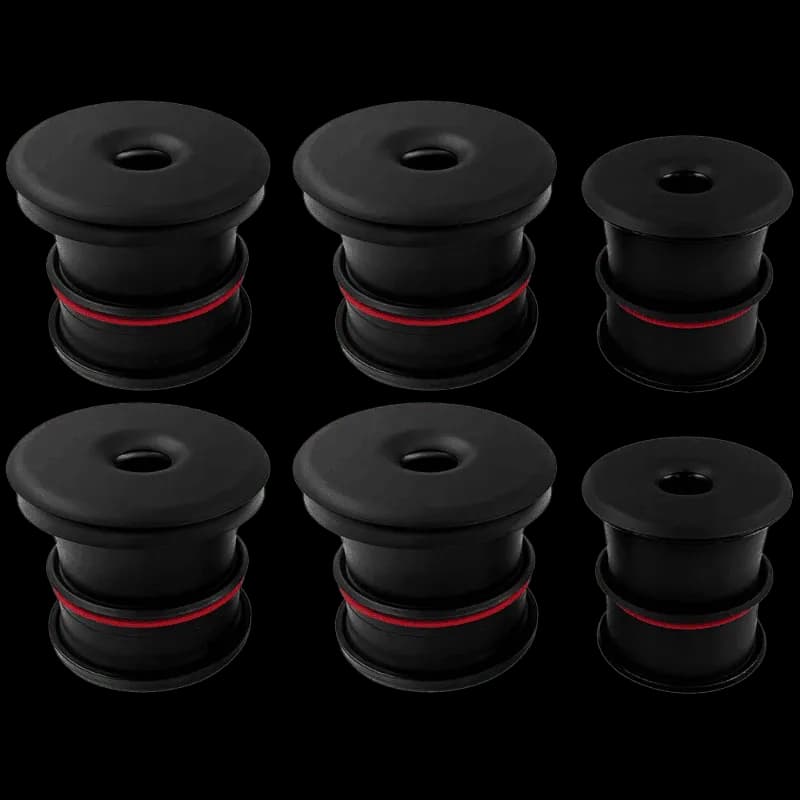 Silicone Body Mount Kit For 99-03 Ford F-250F-350F-450F-550 5.4L 6.8L 7.3L Regular Extended Cab 6 Pc SB