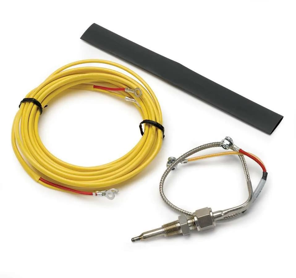 Autometer 5249 Thermocouple Kit, Type k, 1/4 Dia, Closed Tip, 10ft., Incl. Mtg. Hardware