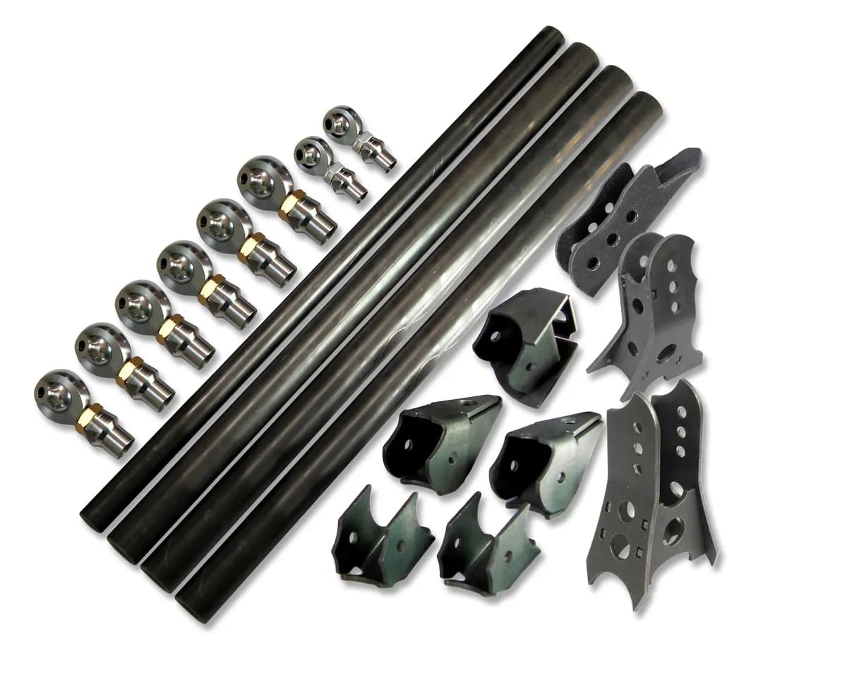 Easy 3 Link Kit G Adjustable Upper link No Tubing Outside Frame Offset Front Passenger Rear Driver Artec Industries