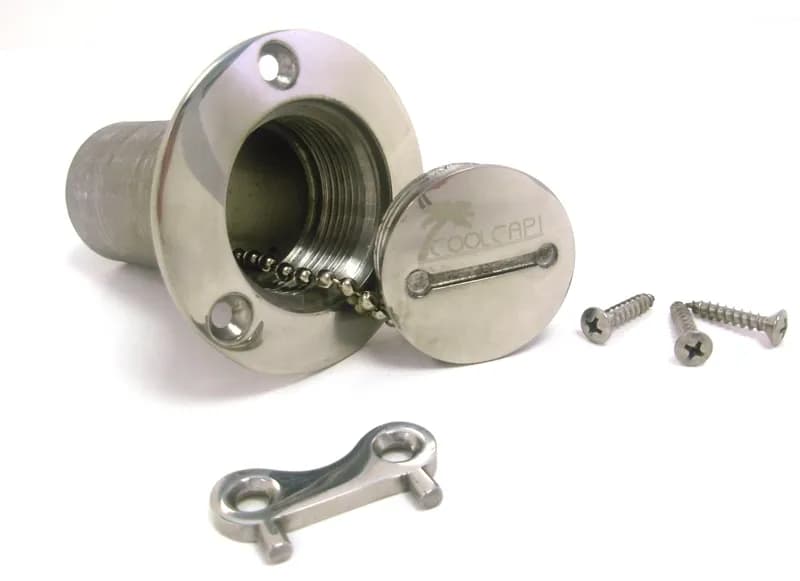 Ridetech 84000000 CoolCap gas cap, stainless steel with 1.5 neck.