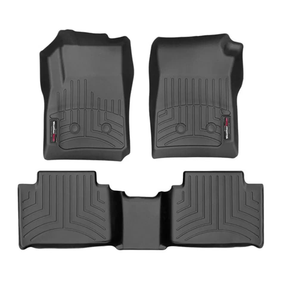 Black Front and Rear Floorliners Chevrolet Colorado 2015 Fits Crew Cab GMC Canyon 2015 Fits Crew Cab
