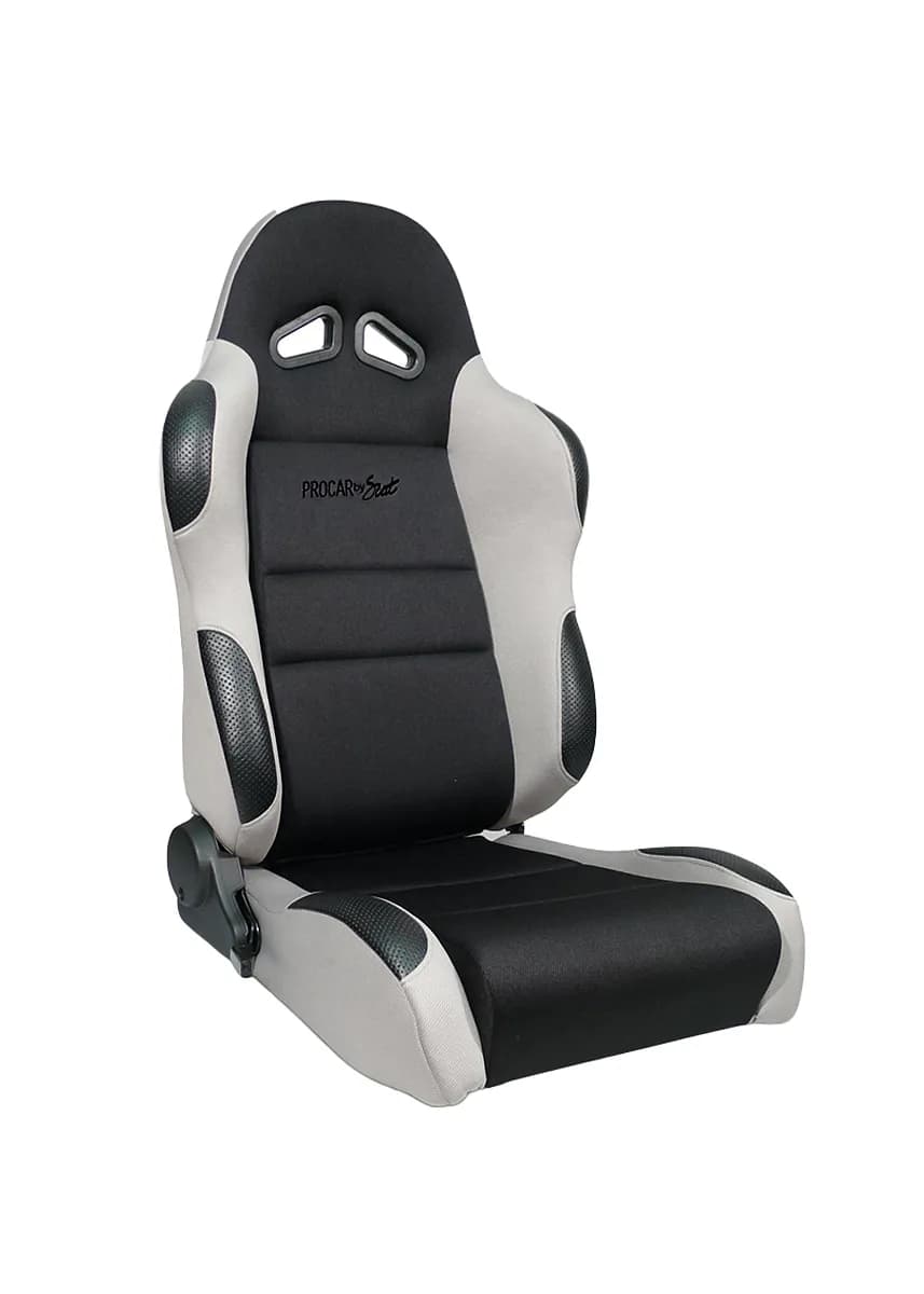 Sportsman Black Velour Inside Grey Velour Wings & Side Bolsters