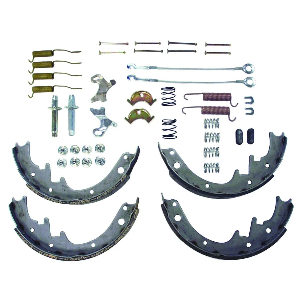 1982-1983 Cj-5 CJ w/ Amc 20 Axle & 10in x 1-3/4in Brakes; Kit Includes: Shoes Lining Set And Hardware Kit 1982-1986 Cj-7 CJ w/ Amc 20 Axle & 10in x 1-3/4in Brakes; Kit Includes: Shoes Lining Set And Hardware Kit 1982-1986 Cj-8 CJ w/ Amc 20 Axle & 10