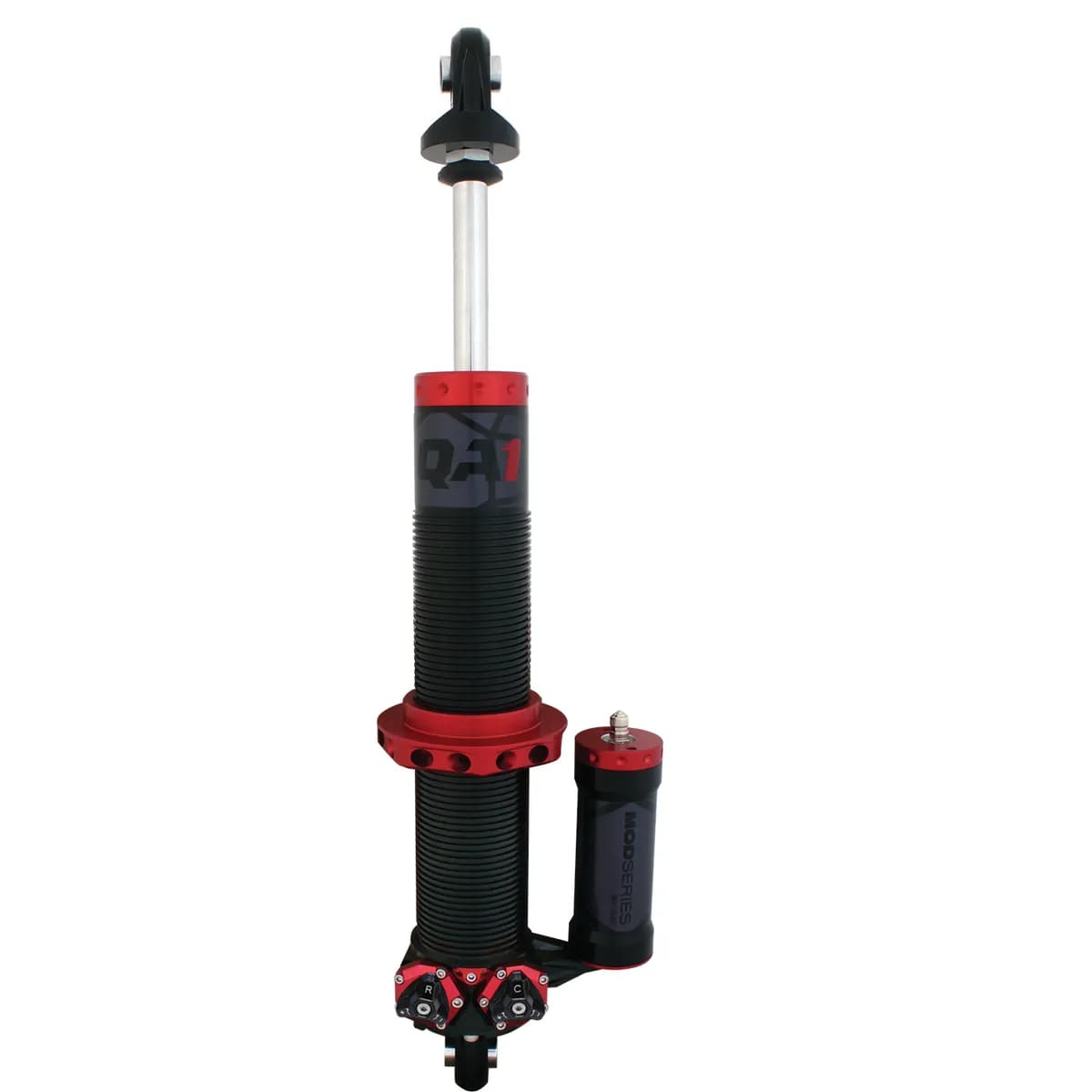 QA1 M411PR Shock, MOD C-O, RH Piggyback 10.13 Comp, 14.00Ext, 3.88 Travel, Eye-B/Eye-B