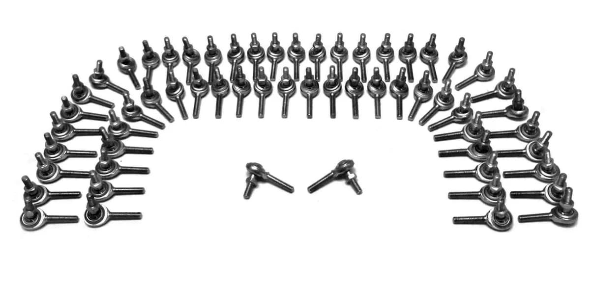 Inch Male 1/2-20 RH Studded Steel Housing, 2 Piece 60 Pack