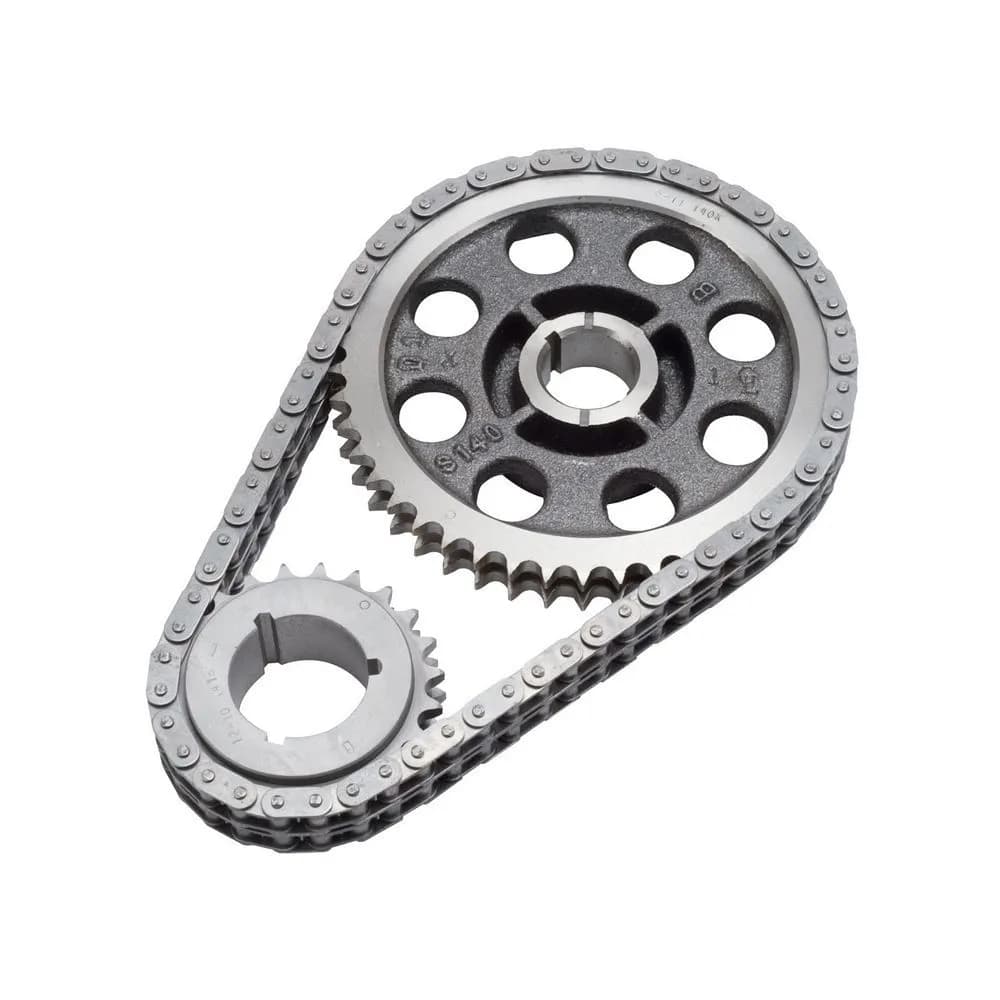 Edelbrock 7818 Performer-Link Adjustable True-Roller Timing Chain Set