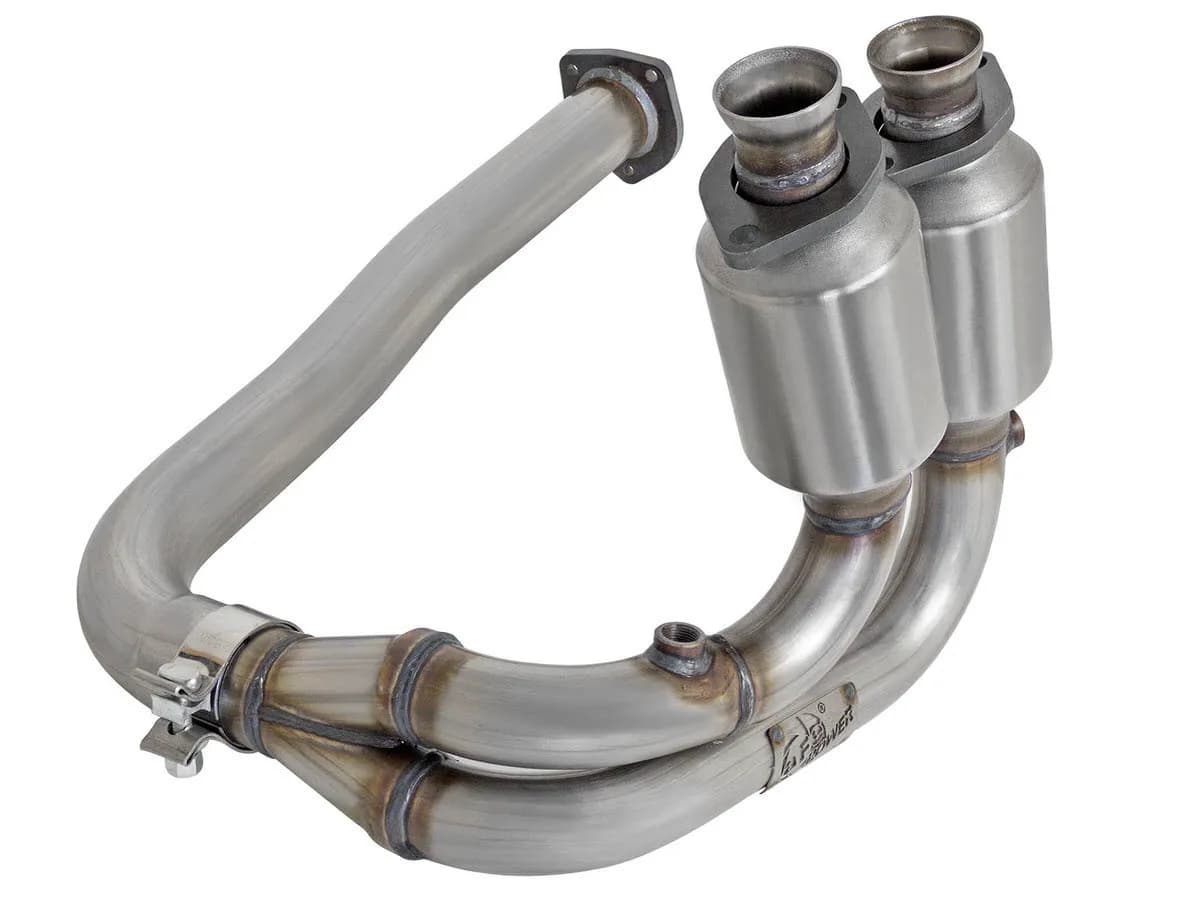 aFe POWER Direct Fit Catalytic Converter Replacement Front - 2000-03 TJ 4.0L